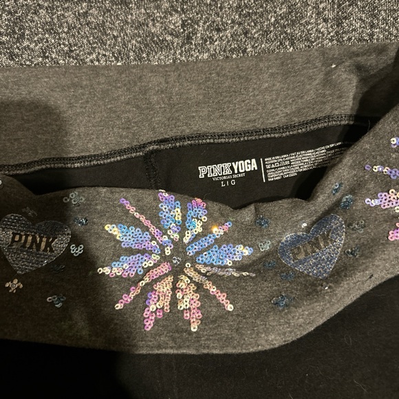 VS Pink Y2K Christmas Set with Bling and Fold Over Pants EUC - Picture 3 of 4